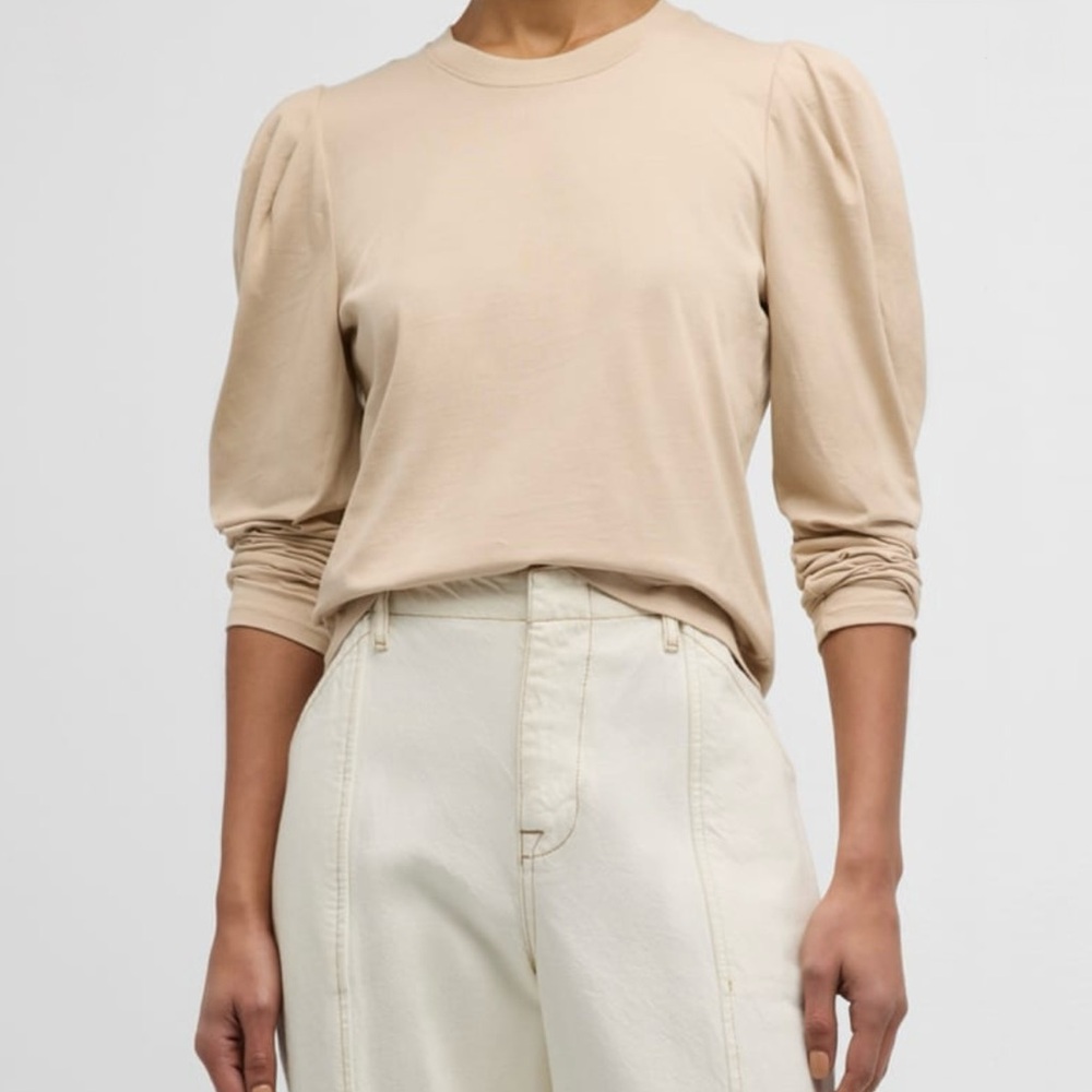 Frame Draped Knit Femme Tee